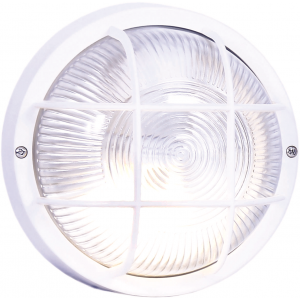 Bright Star Lighting - Outdoor Round PVC Bulkhead - White