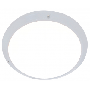 Bright Star Lighting - Outdoor Round Plain PVC Bulkhead - White
