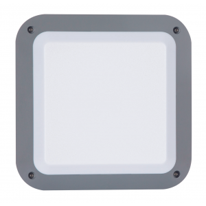 Bright Star Lighting - Outdoor Square PVC Bulkhead - Grey