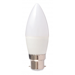 Bright Star Lighting - 5 Watt LED B22 Candle Bulb 3000k
