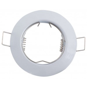 Bright Star Lighting - Straight Plain Downlighter with Lamp Holder C/O:57mm - White