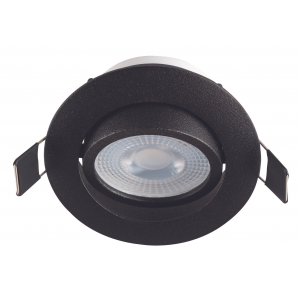 Bright Star Lighting - LED Down Lighter and Bulb In Blister Pack - 2700k C/O:75mm - Black