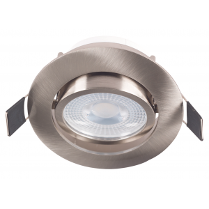 Bright Star Lighting - LED Down Lighter and Bulb In Blister Pack - 2700k C/O:75mm - Satin Chrome