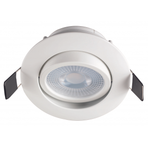 Bright Star Lighting - Tilt LED Down Lighter and Bulb In Blister Pack - 4000k C/O:75mm - White