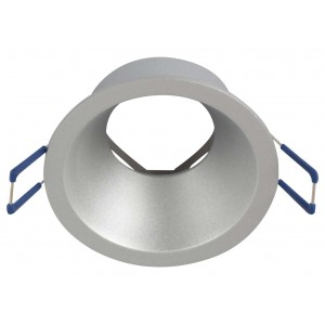 Bright Star Lighting - Round Straight Die Cast Down lighter Without Lamp holder C/O:70mm - Silver