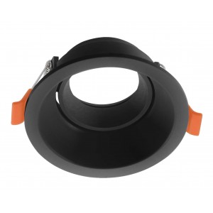Bright Star Lighting - Round Tilt Polycarbonate Anti Glare Down Light - C/O 80mm - Black