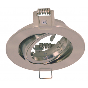 Bright Star Lighting - Recessed Tilt Aluminium Down lighter - C/O:78mm - Satin Chrome