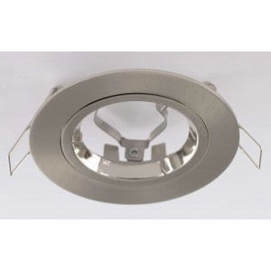 Bright Star Lighting - Recessed Straight Aluminium Downlighter - C/O:68mm - Satin Chrome