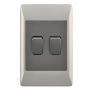Bright Star Lighting - 2 Lever 1 Way Light Switch for 2 X 4 Electrical Box