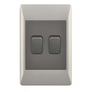 Bright Star Lighting - 2 Lever 2 Way Light Switch for 2 X 4 Electrical Box