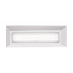 Bright Star Lighting - Rectangular LED Footlight with ABS Base - White