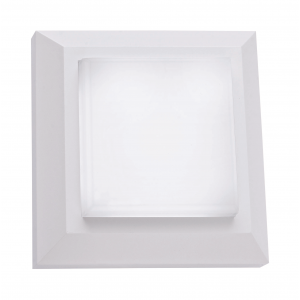 Bright Star Lighting - Square LED Footlight with ABS Base - White