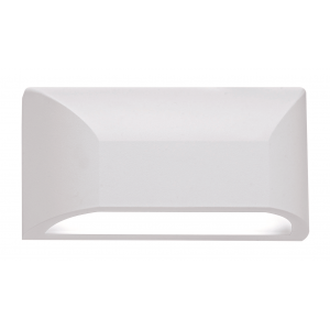 Bright Star Lighting - Rectangular 6W LED Footlight ABS Base &amp; PC Cover - White