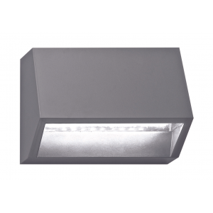 Bright Star Lighting - 1.5 Watt LED Footlight with ABS Base &amp; PC Cover - Silver