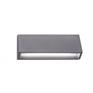 Bright Star Lighting - Down Facing 3W LED Footlight ABS Base &amp; PC Cover - Silver