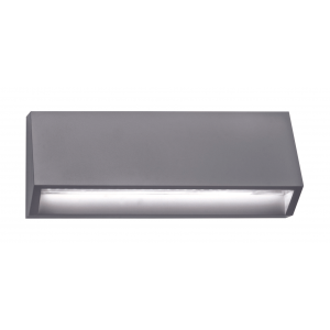 Bright Star Lighting - Down Facing 3.8W LED Footlight ABS Base &amp; PC Cover - Silver