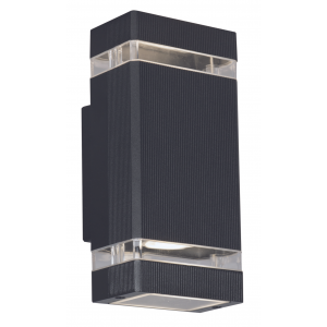 Bright Star Lighting - Rectangular Die Cast Aluminium Up And Down Facing Wall Bracket - Black