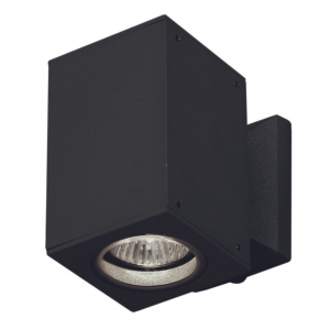 Bright Star Lighting - Square Die Cast Aluminium Up Or Down Facing Wall Bracket - Black