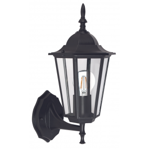 Bright Star Lighting - Up Facing Die Cast Aluminium Lantern - Black