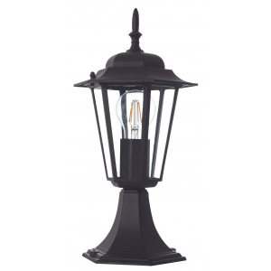 Bright Star Lighting - Die Cast Aluminium Lantern Pillar - Black