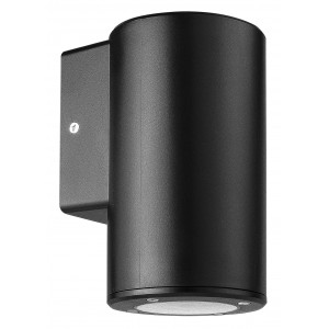 Bright Star Lighting - ABS Up and Down Facing Round Lantern With Clear Polycarbonate Cover - L343 - Black