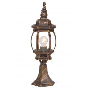 Bright Star Lighting - Die Cast Aluminium Pillar with Rounded Belly Head - Gold