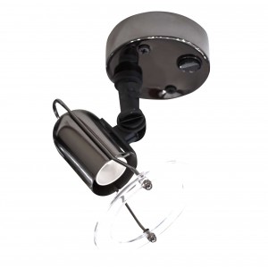Bright Star Lighting - Single Spot Light with Switch - Gun Metal
