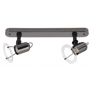 Bright Star Lighting - 2 Light Spot on Bar - Gun Metal