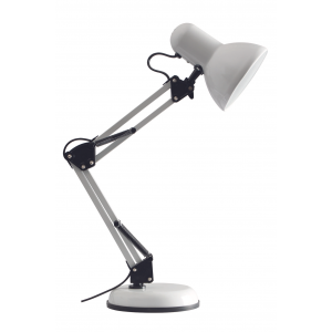 Bright Star Lighting - Table Lamp with Adjustable Arms and Movable Head - White