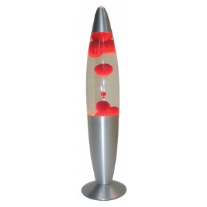 Bright Star Lighting - Lava Lamp - Red &amp; Clear