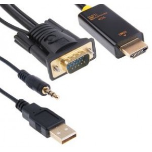 VGA(M)+Audio To HDIM(M) Conveter