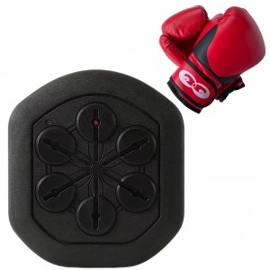 Bluetooth Music Boxing Machine LARGE - Intelligent Boxing Training Equipment / Multipurpose Fitness Training Tools *with gloves*