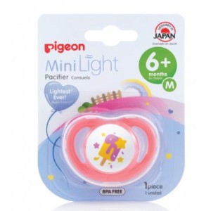 Pigeon - Minilight Pacifier M Ice Cream (Girl)