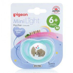Pigeon - Mini Light Pacifier M Elephant (Unisex)