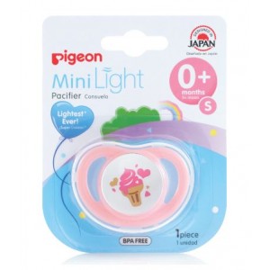 Pigeon - Mini Light Pacifier S Ice Cream (Girl)