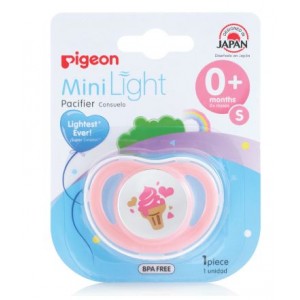 Pigeon - Mini Light Pacifier S Train (Boy)