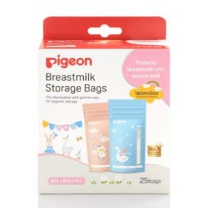 Pigeon - Breast Milk Storage Bag - 180ml - Animal Design