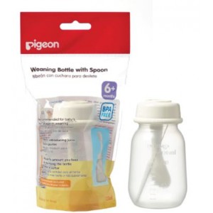 Pigeon - Weaning Bottle + Spoon