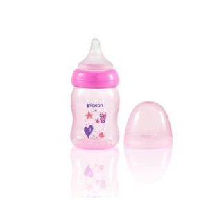 Pigeon - Peristaltic Plus PP Bottle 160ml (SS Hole) - Pink