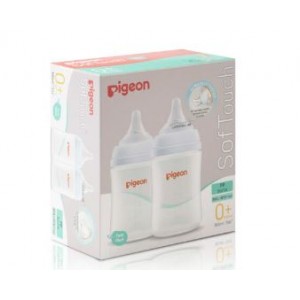 Pigeon - SofTouch 3 PP Nursing Bottle - Twin Pack 160ml