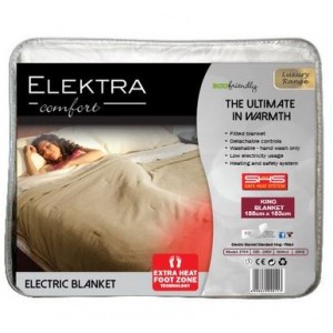 Elektra Comfort 2104 Luxury Fitted Electric Blanket (60W)(King)