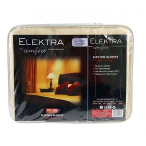 Elektra Comfort 2302 Classic Tie-Down Electric Blanket (60W)(Double)