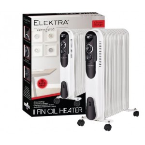 Elektra 11 Fin Oil Heater - GeeWiz