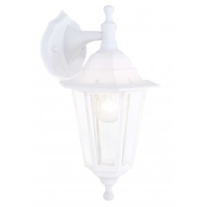 Bright Star Lighting - Outdoor 6 Panel Down Facing PVC Lantern - White