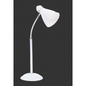 Bright Star Lighting - Metal Desk Lamp With Flexi Arm - White