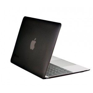 Tuff-Luv Clear Hard-Shell Crystal Case for the New Apple Macbook Air 13.6" M2 Chip! - Model: A2681 - Black