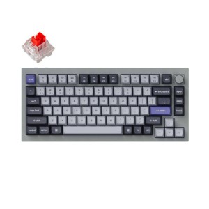 Keychron Q1P RGB Mechanical Keyboard Red Switches – Grey