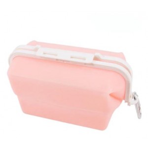 Silicone Foldable Food Storage Bag - Pink