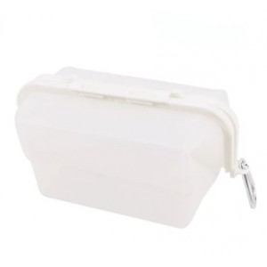 Silicone Foldable Food Storage Bag - White