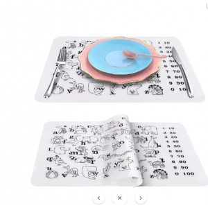 Kids Silicone Placemat - Letters